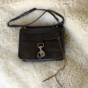 Rebecca Minkoff Charcoal Crossbody Mini Mac